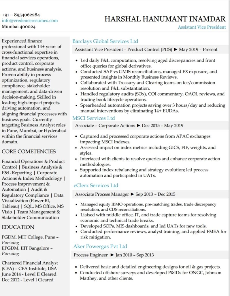 Textual Resumes