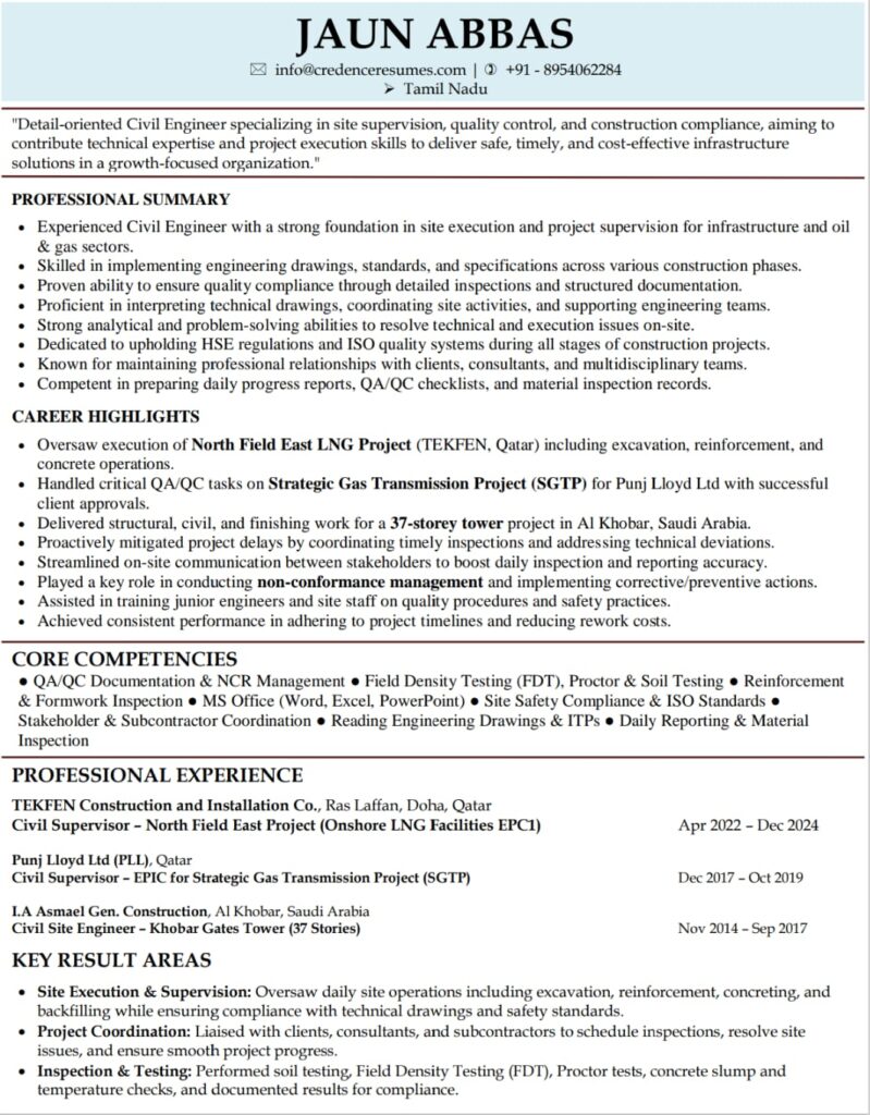 Textual Resumes