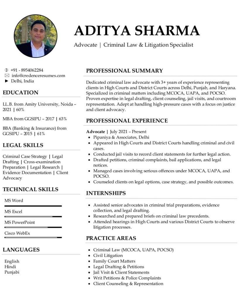 International Resume