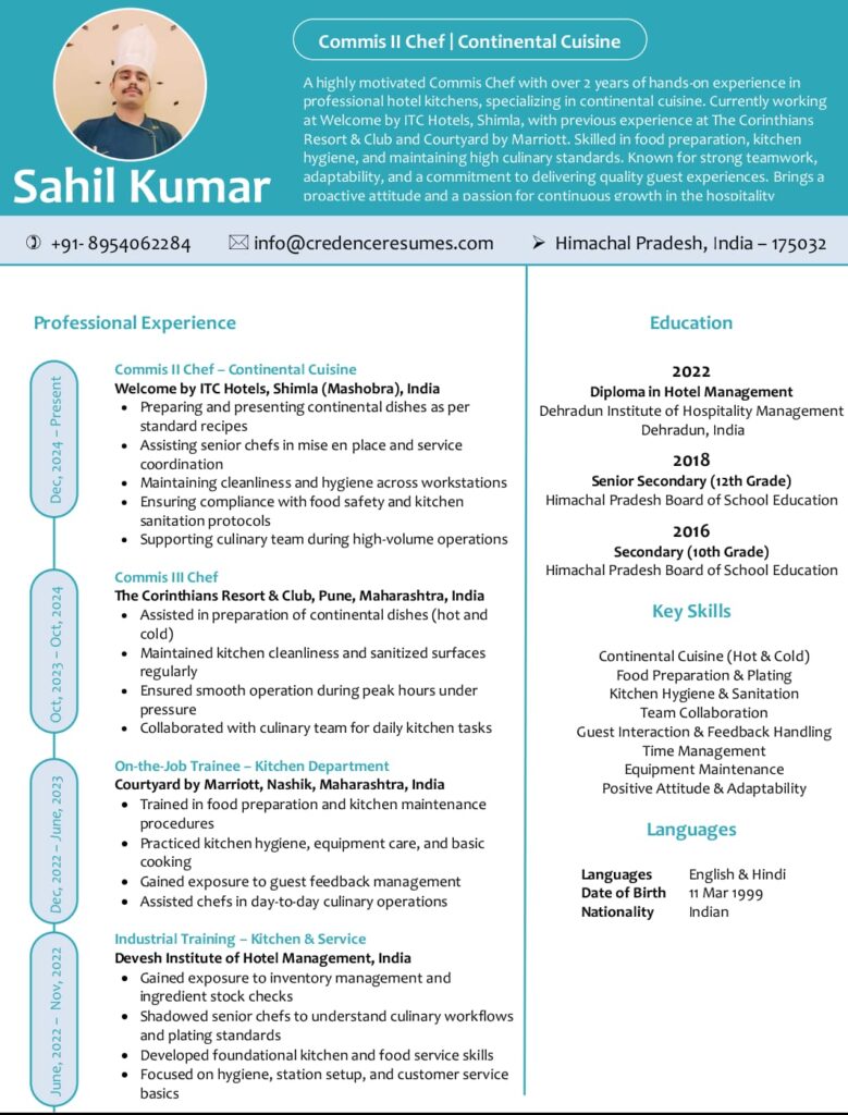 International Resume
